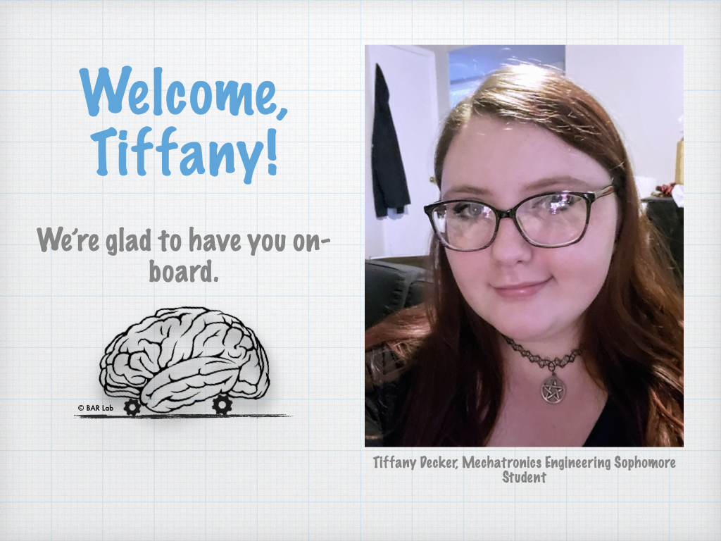 Welcome, Tiffany! We’re so glad to have you on-board