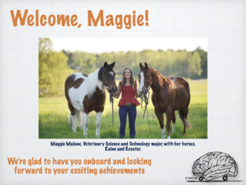 Welcome, Maggie! We’re Glad To Have You On-Board