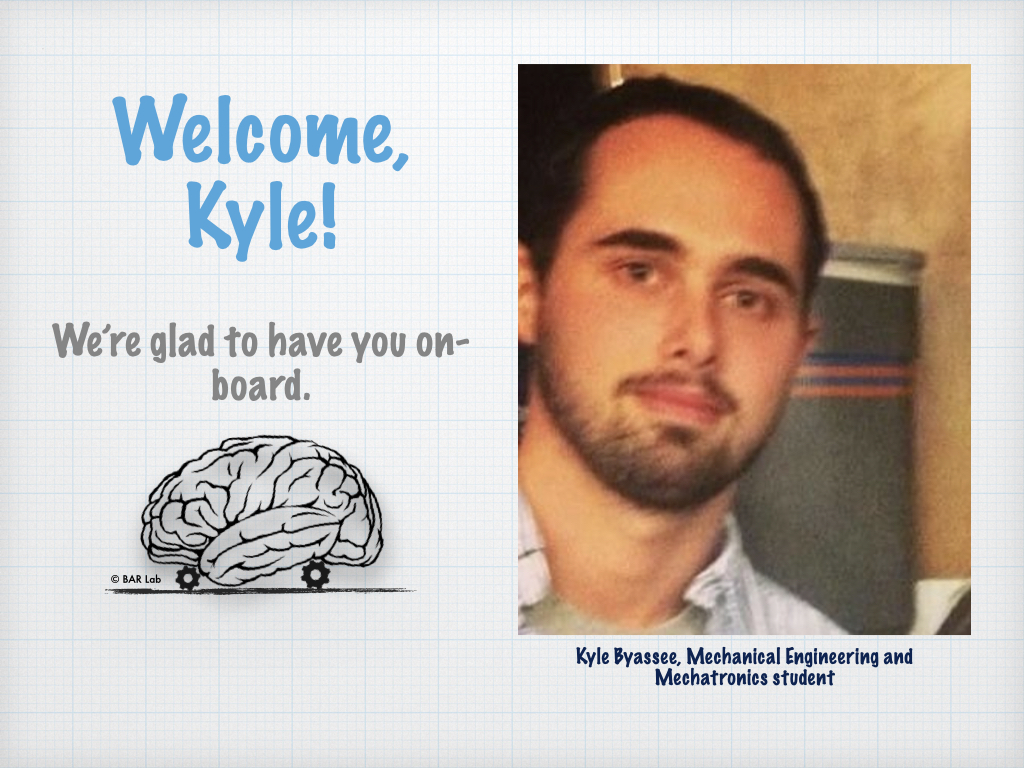 Welcome, Kyle! We’re glad to have you on-board!