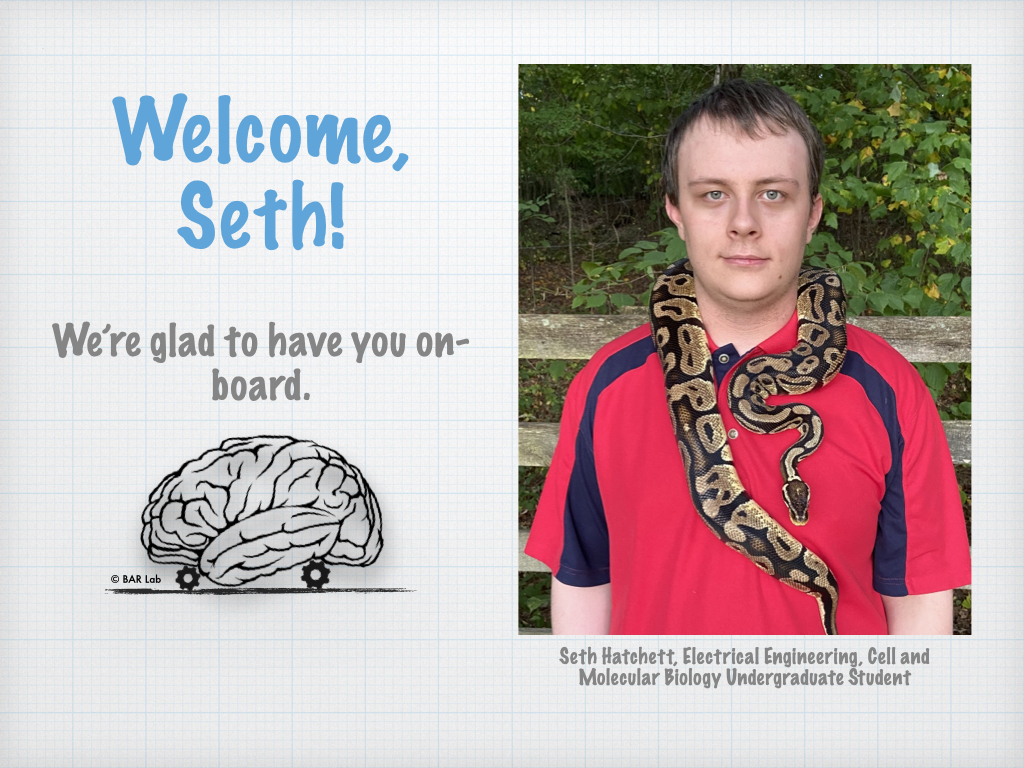 Welcome, Seth! We’re Glad to Have you On-board!