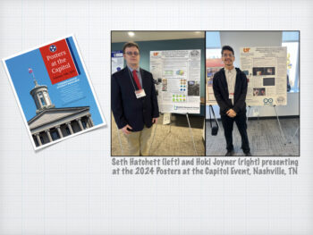 Seth And Hoki Presented Their Undergraduate Research In The 2024 Posters At The Capitol Event, Nashville, TN.