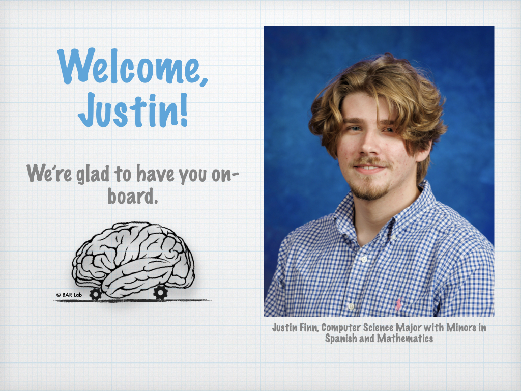 Welcome, Justin! We’re Glad To Have You On-Board!