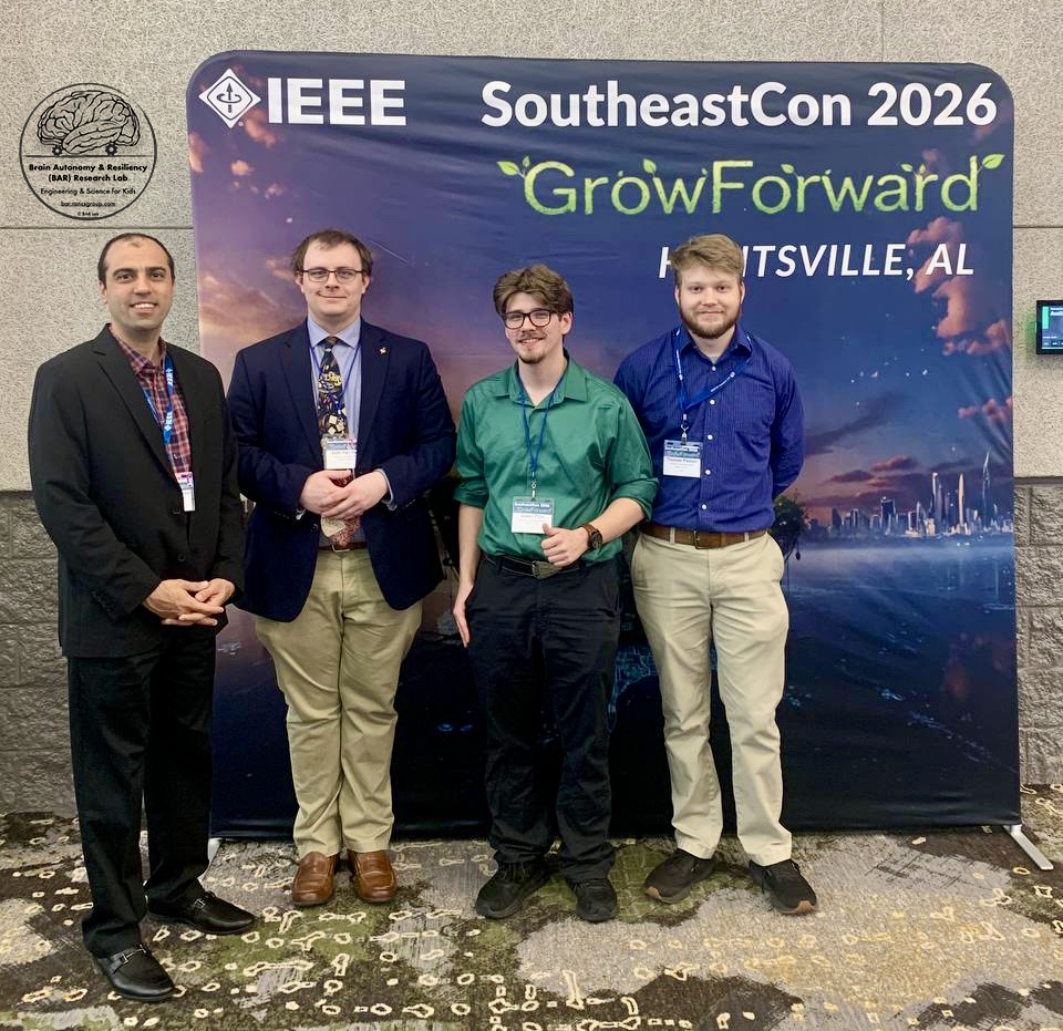 BAR Lab Research Showcased at IEEE SoutheastCon 2026, Now Published on IEEE Xplore!